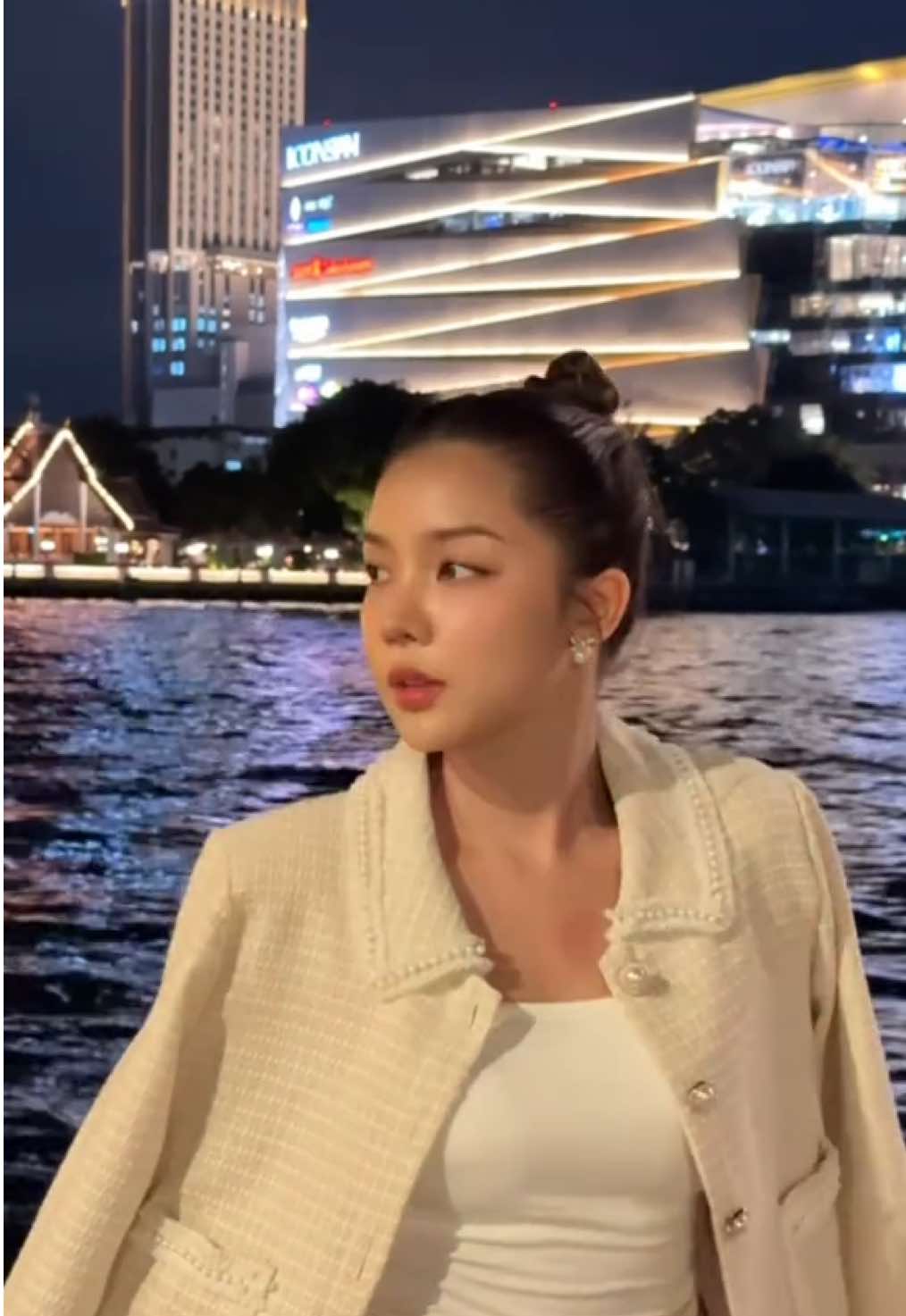 ว่าจะมาดูพลุสรุปมาผิดวัน😂 #ล่องเรือแม่น้ําเจ้าพระยา 