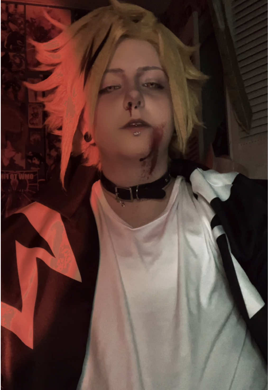if he doesnt look beat up, what’s the point 🤷‍♀️ #Kaminari #MyHeroAcademia #ForYou #DenkiKaminari #Cosplay #Fyp #KaminariCosplay #Mha #GamingOnTikTok 
