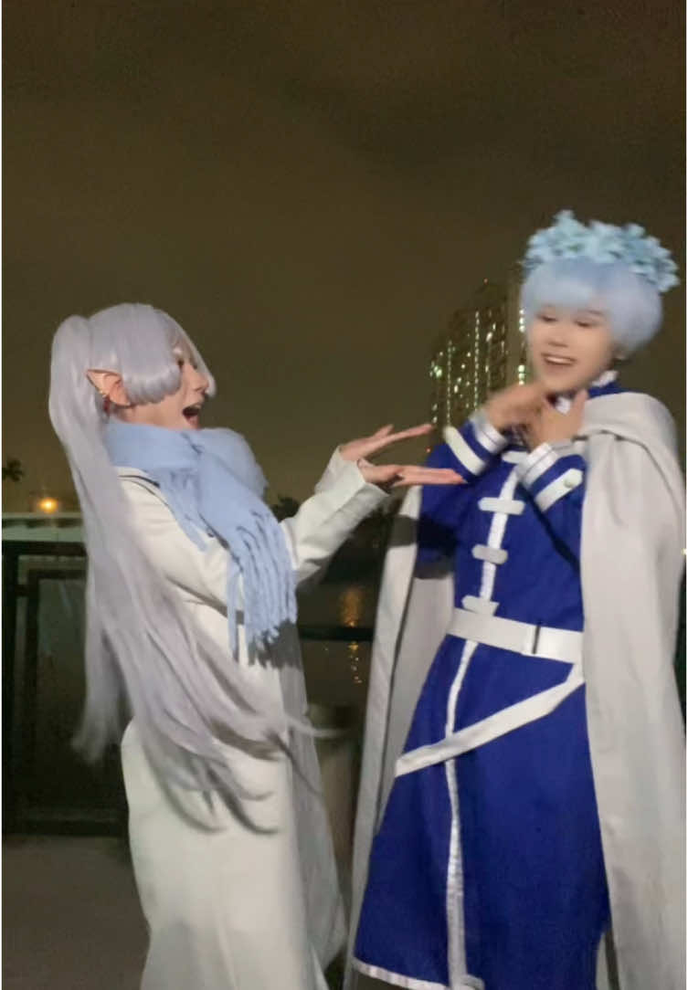Frieren @Navii Wibi thì đáng yêu, xinh đẹp và linh động. Còn Himmel thì tóc xanh 👍 #himmel #himmelxfrieren #frieren #himmelcosplay #frierencosplay #cosplay #anime #animecosplay #fyppppppppppppppppppppppp #duet #couple 
