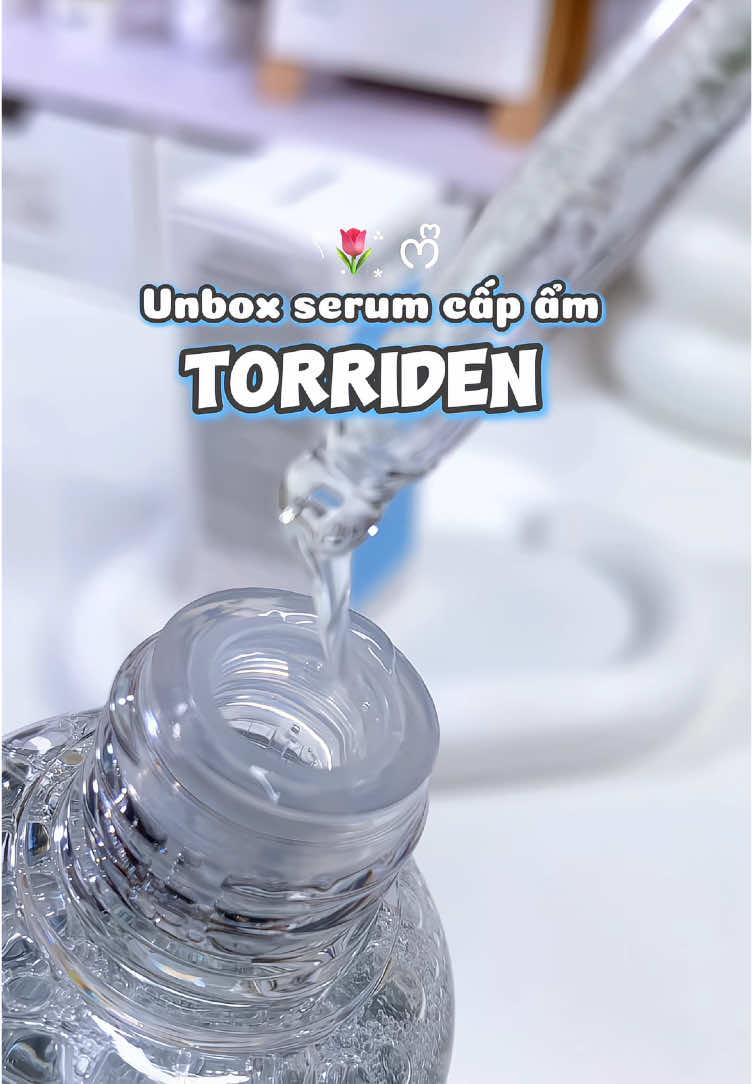 Thử dùng một lần xong mee đến giờ 😝#torriden #serumtorriden #duongam #skincare #reviewlamdep #chamsocda #thntrg2011 #unboxing 