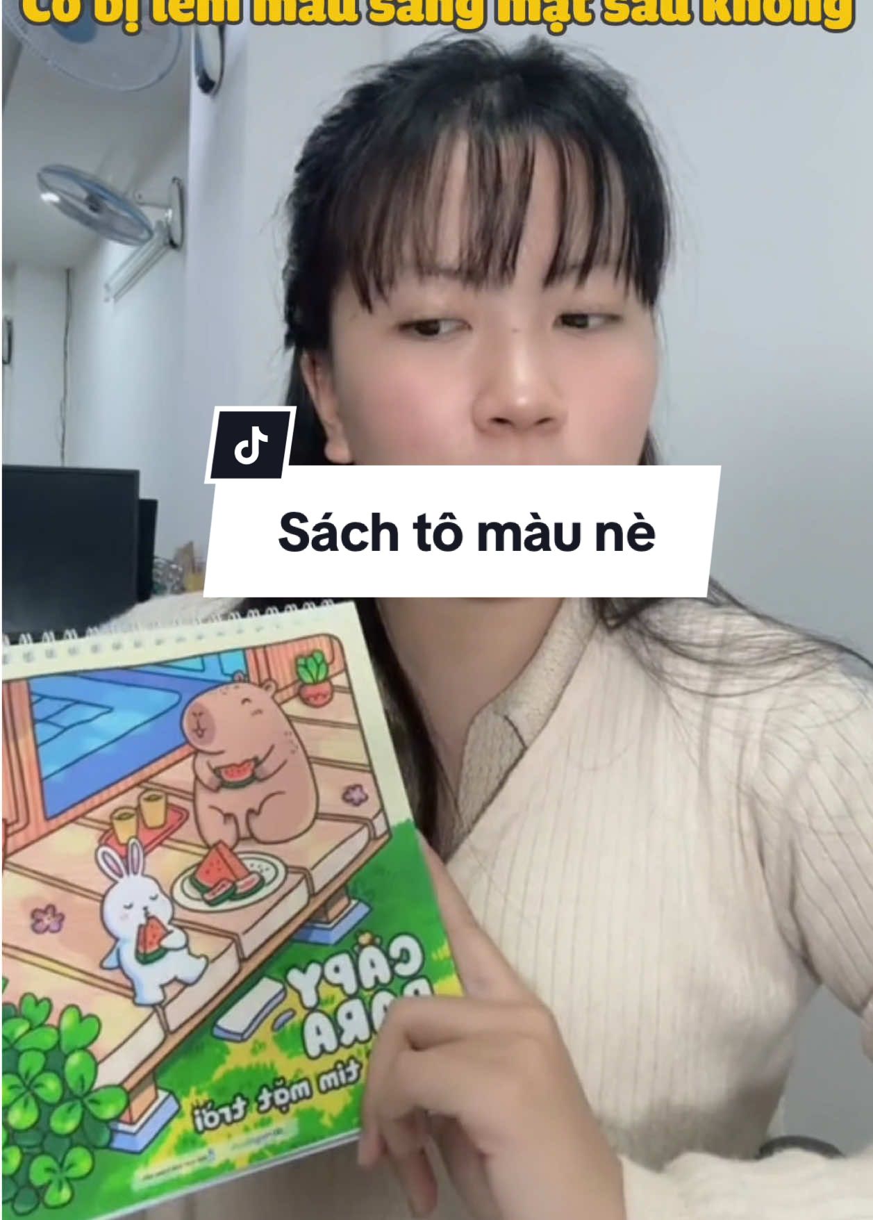 Các bạn yên tâm sách tô mãuinh lắm nè và TẶNG STICKER TẤT CẢ CÁC CUỐN CAPY #tomau #hoccungtiktok #tomauxinh #capybara #capybaratiktok 