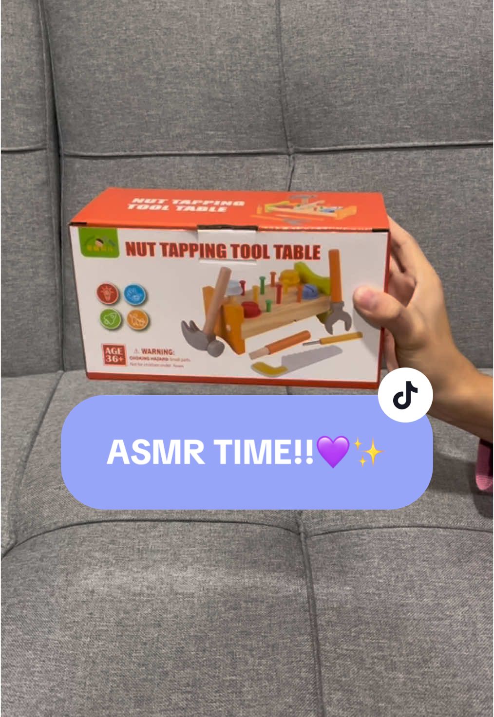 Waktunya ASMR💜✨ seseru dan selengkap itu kan Assembly Tool Table dari Beringin Toys😍 gas checkout dibawah ya✨✨#mainananak #asmr #kayu #mainanedukasi 
