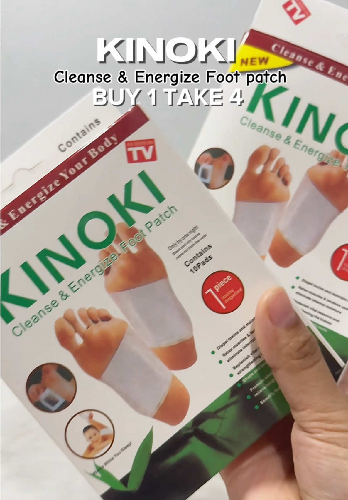 Kinoki Footpatch✨ #kinokifootpatch #kinokidetox #footpads #cleanse 