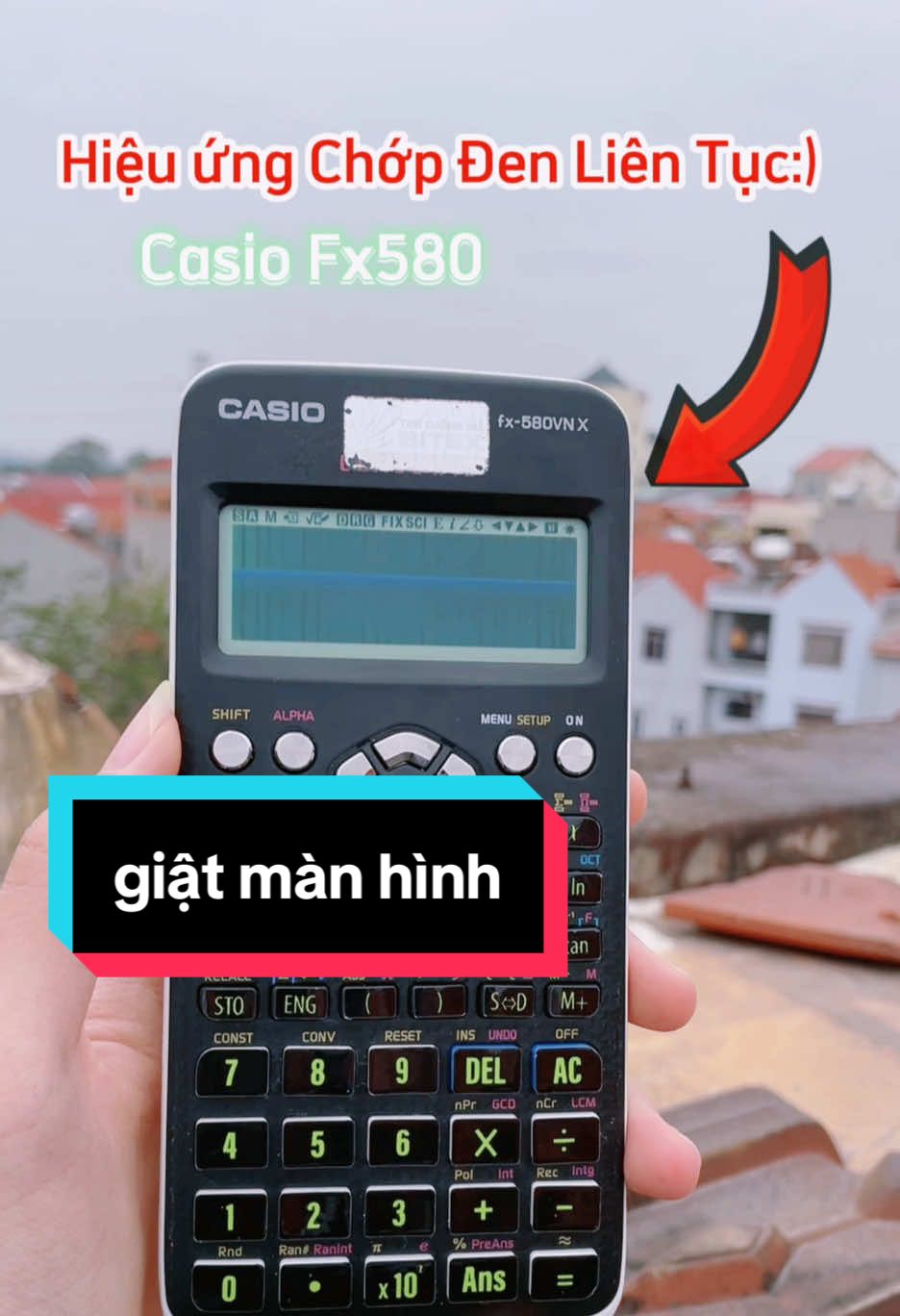 ⚠️Làm Chớp Màn Giật Giật trên Fx580❤️‍🔥 #xuhuong #fyp #trending #viral #giaitri #casio #xahoi #hocsinh #fx580vnx 
