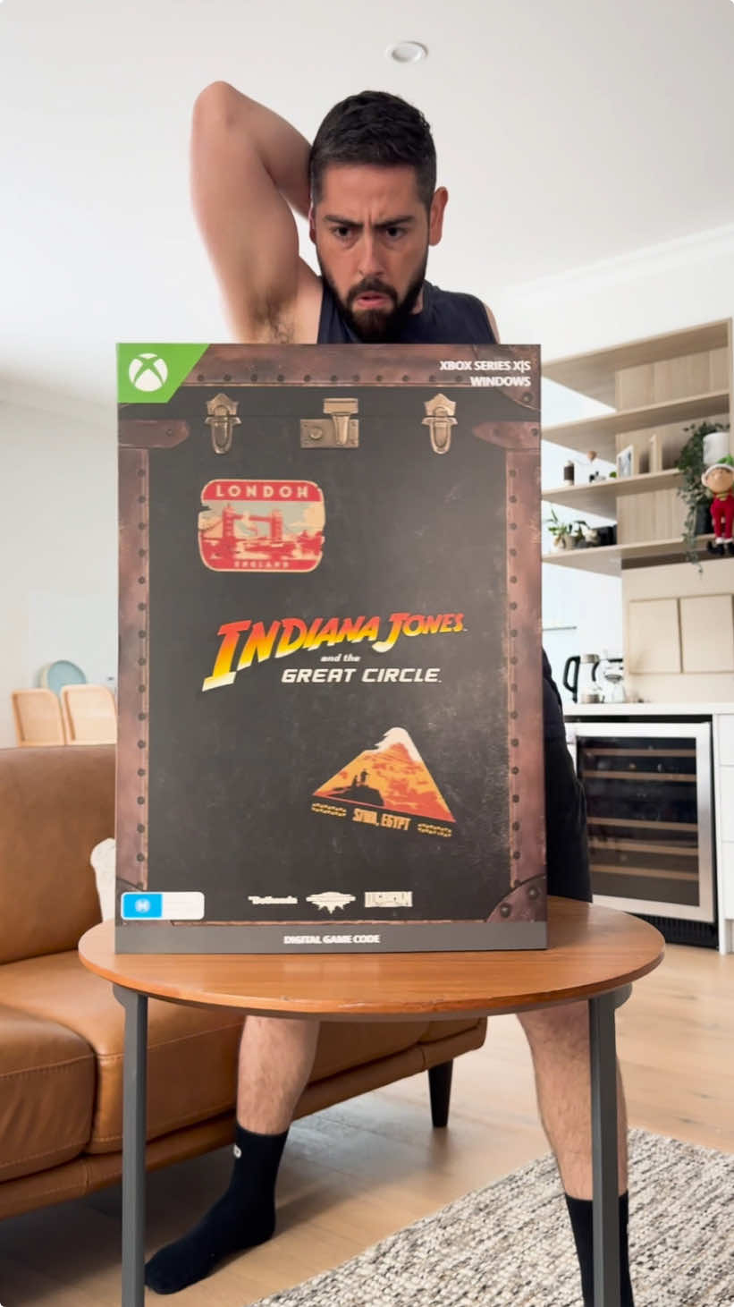 Unboxing Indiana Jones & The Great Circle Collector's Edition @Bethesda #WhatToPlay #GamingOnTikTok #IndianaJones #ad 