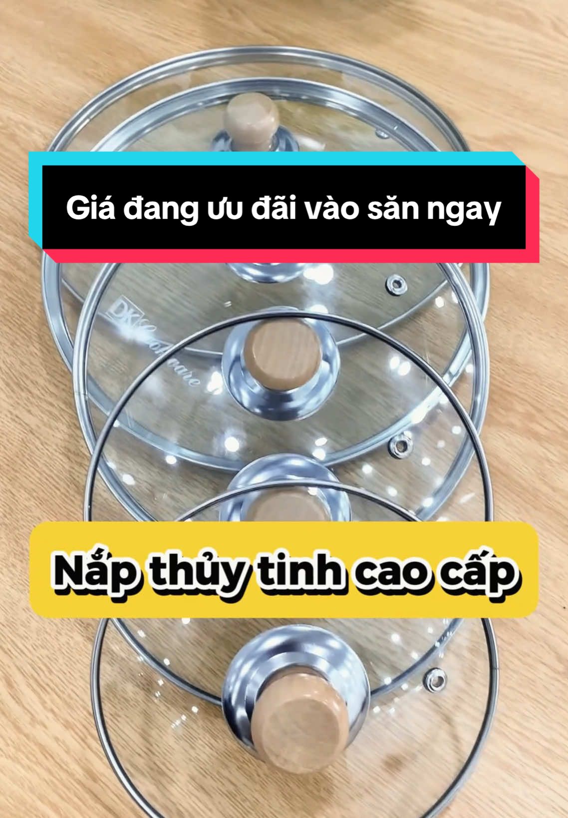 Nắp kính cường lực chỉ từ 40k #nap #vung #napdaynoichao #vungdaynoichao #napvungkinh #dogiadung #reviewdogiadung #dogiadungnhabep #dogiadungtienich #giadungthongminh #beptienich #giadungtienloi #giadungtienich #duykiencookware #giadungduykien