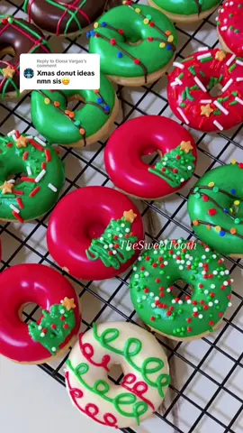 Replying to @Eloisa Vargas my version for Holidays Theme🎄 #TheSweetTooth #TheSweetToothbyVee #thesweettoothminidonuts #foryou #business #minidonuts 