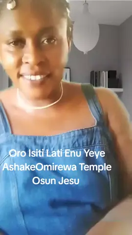#ORO##ISITI##LATI##ENU#YEYE ASHAKEOMIREWA TEMPLE OSUN JESU##