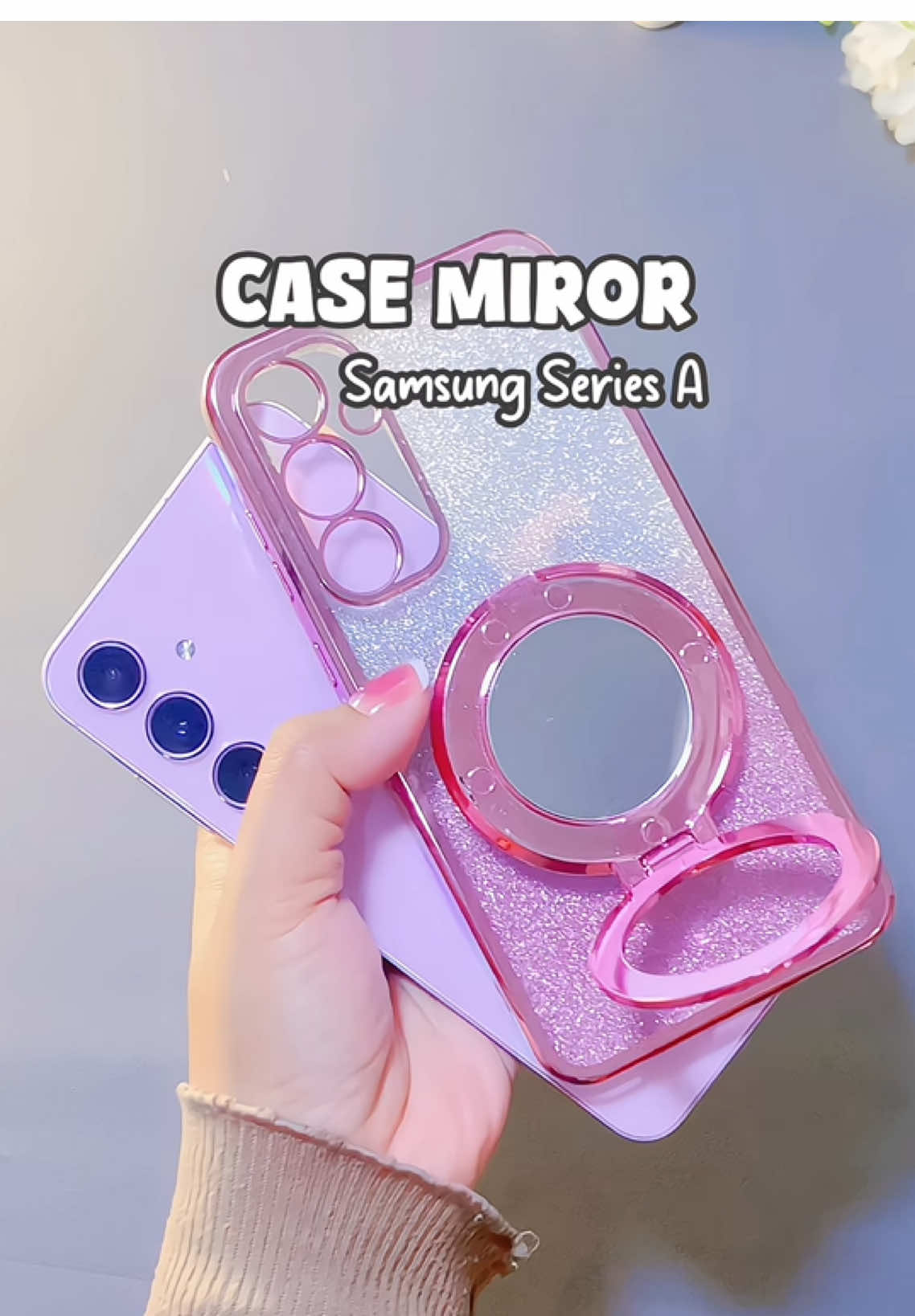 buruan dicheck out 🫵🏻🫵🏻 Stok nya cepet banget habus 😫✨#casehp #case#samsunggalaxy#samsung#samsungseriesA#awesomelilac#miror 