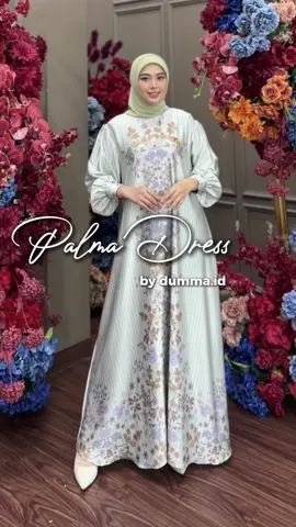 Palma dress dengan bahan arabian silk premium super nyaman dan elegant😍 