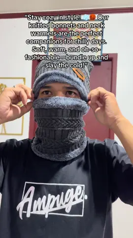 Super kapal and ang comfy suotin sobrang soft #bonnet #neckwarmer #knittedbonet #beanie #warmer #winterfashion #winterfit #winterbonnet #neckwarmer 