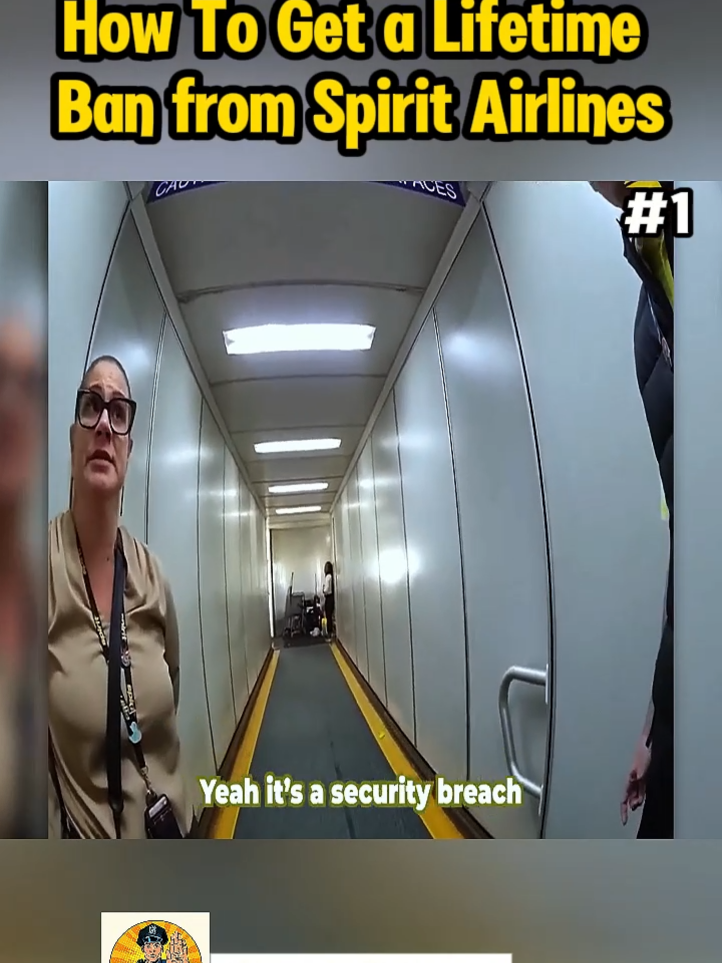 How To Get a Lifetime Ban from Spirit Airlines 1#police #bodycam #westsafety #👮‍♀️ #policecam #usa🇺🇸 #news #trendy