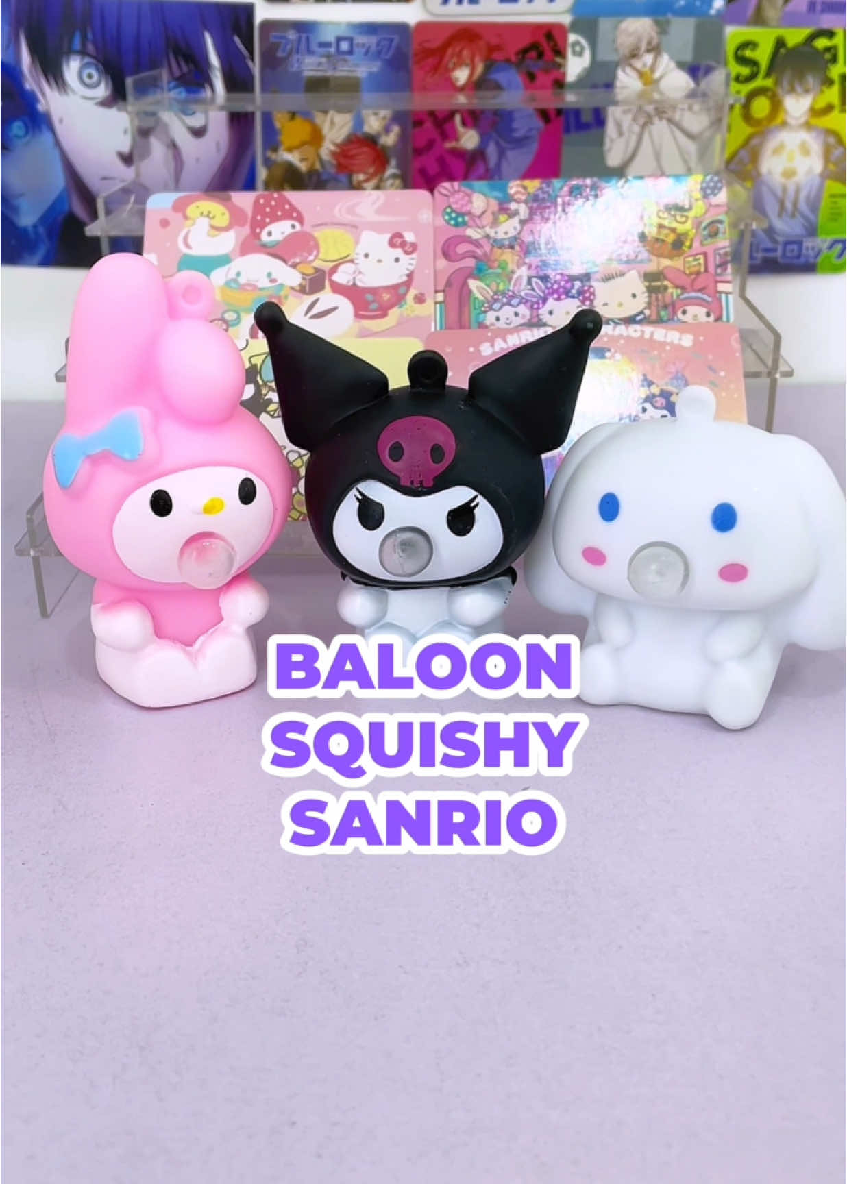 cocok banget buat ngilangin galau 🥰  #anime #weeb #otaku #wibu #animemerch #sanrio #squishy #cinnamonroll #cinnamoroll #mymelody #kuromi 