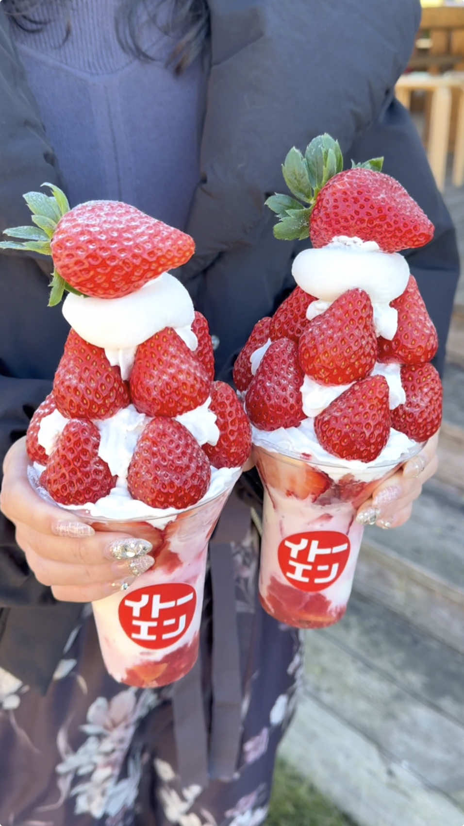 いちご農家が手掛ける爆盛りいちご大福パフェ🍓 自社農園で育てた 新鮮な完熟いちごを2パック使用した いちご好きにはたまらないパフェ😍 どこを食べてもいちごいちごいちご フレッシュで甘酸っぱい果汁が口の中で弾ける☺️ 生クリームやソフトクリーム、ふわふわのスポンジ もっちもちの大福と共に最後まで美味しく頂けました🥰 めっちゃおすすめ🤍 📍愛知 『苺の伊藤園』 苺大福プレミアム ¥1580 #愛知グルメ #愛知カフェ #いちご #いちごパフェ #strawberry #japanesefood #tiktokfood 