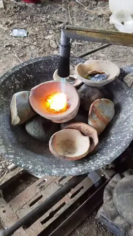 Proses pembakaran Emas.. #emas#emasasli 