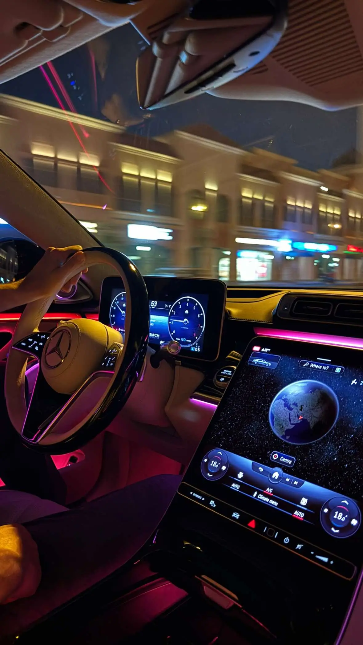 Maybach nights 💫- - - - #brabus #maybach #b600 #dxb #dubai #mercedes #amg