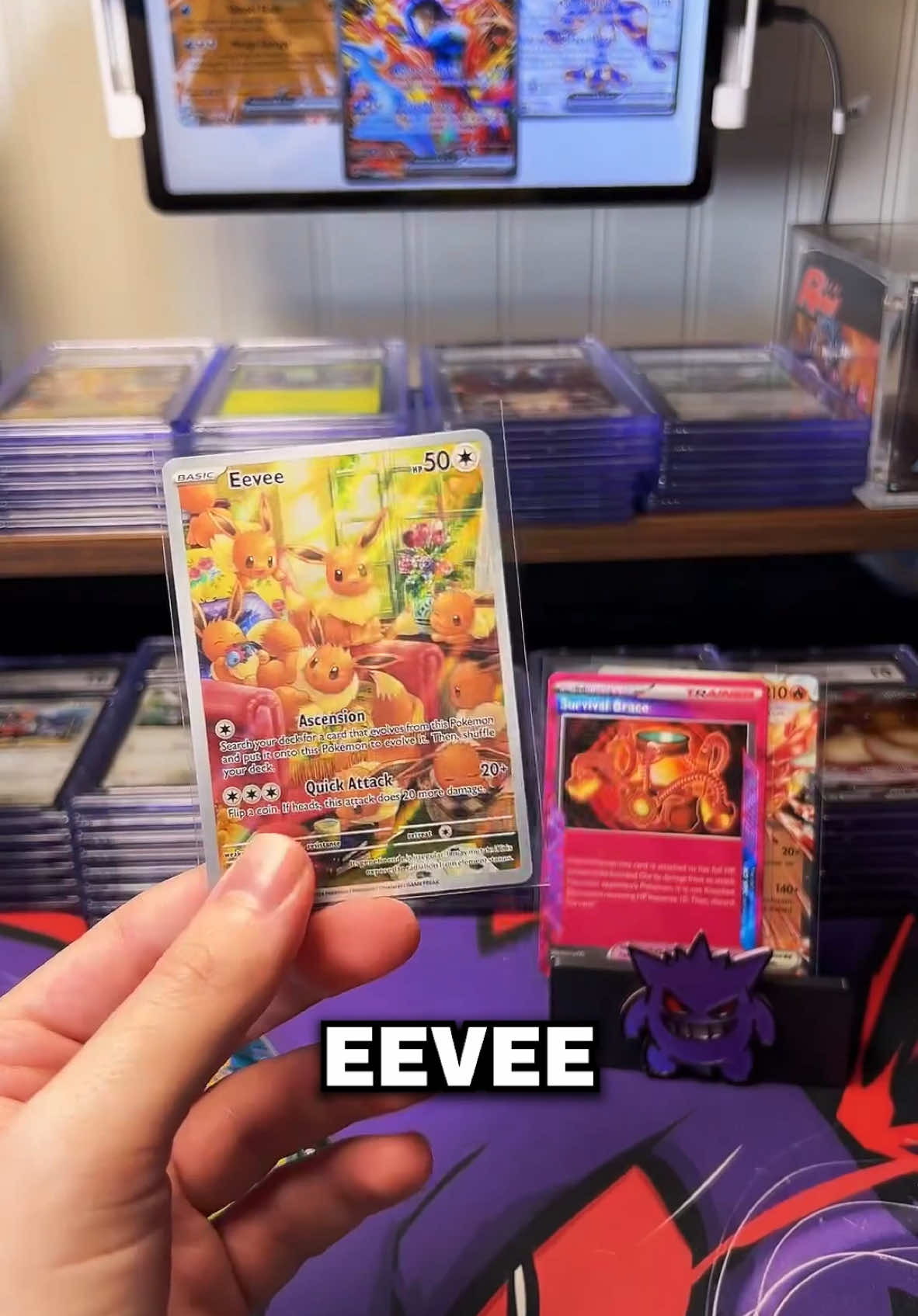 We love this Eevee card! #pokemon #pokemoncards #pokemoncommunity #pokemontcg 