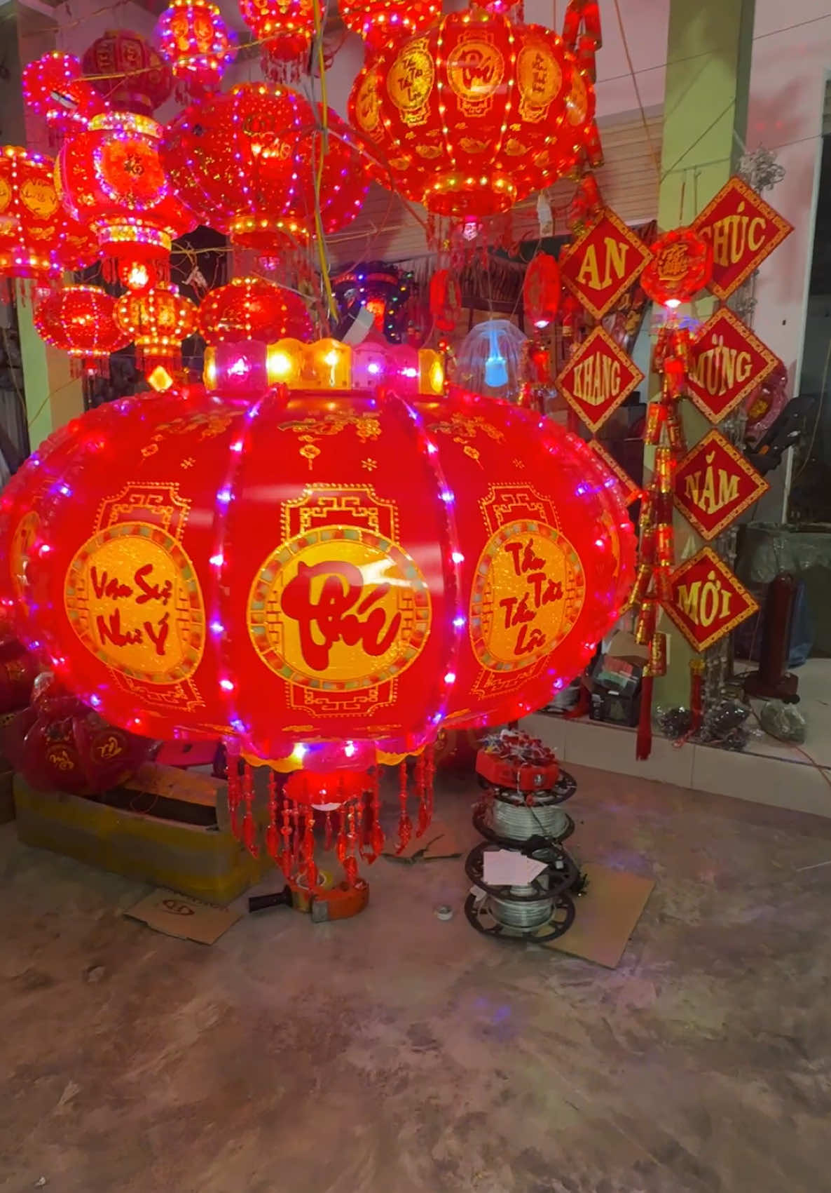 Đèn Lồng Điện Đủ kích cỡ #xuhuong #denlongdien #dienmayquanghoa37 