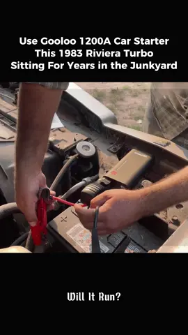 Will It Run 1983 Riviera Tủbo sitting for years?#willitrun #rescue #recovery #restoration #old #car #engine #tiktok #fyp #foryourpage 