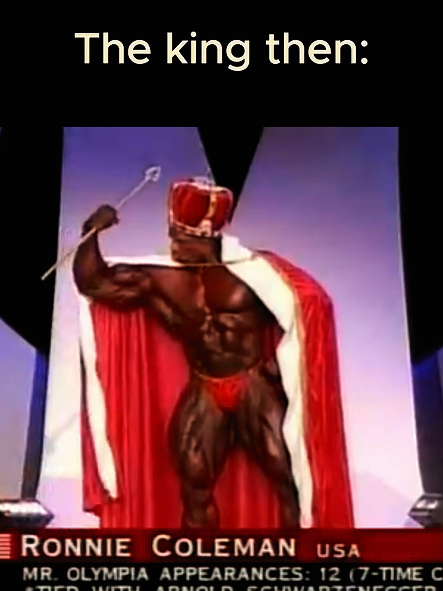 Ronnie Coleman The King now vs then #ronniecoleman #gym #motivation