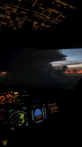 Thunder ⛈️ Storm View from the cockpit 😱😱😱#travel #clouds #pilot #pilotsoftiktok #aviation #fly #tiktokviral #foryoupage #foryoupage #foryou #fyp #flypシ 
