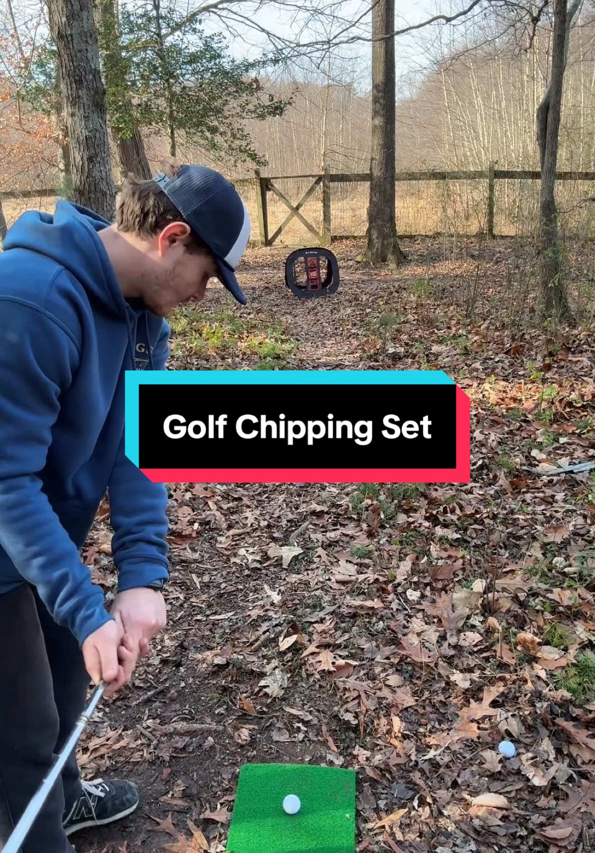 This chipping set is definitely saving my game and my pockets. ⛳  #golftok #chippingpractice #chippingset #golfpractice #golflesson #golftraining #tiktokshopfinds #giftsforhim 
