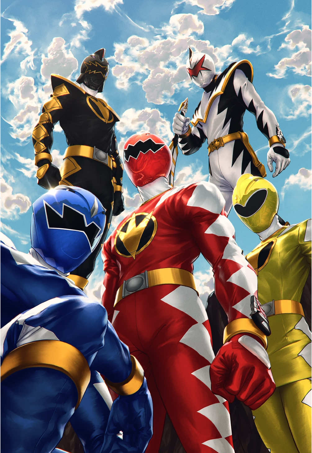 @AzizDraws Power Rangers Dino Thunder Drawing Time Lapse #powerrangers #clipstudiopaint #art 
