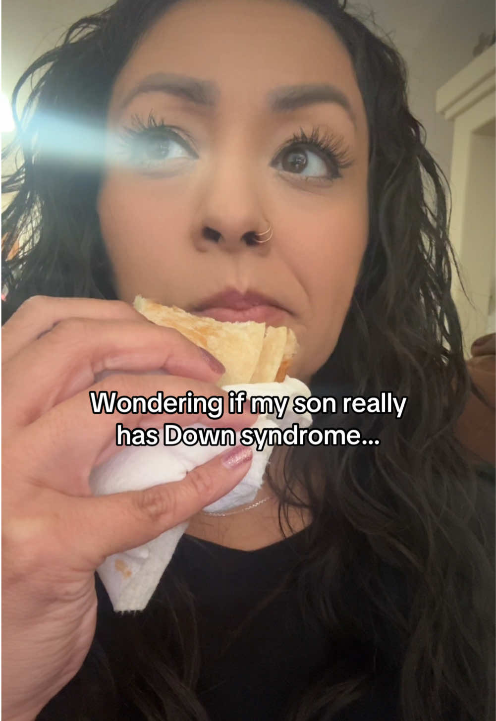 Looks suspicious… #ishefakingit #downsyndrome #livelikeJ 