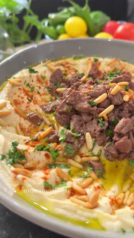 حمص خطير 👏🏻#kuwait #اللحمه #Recipe #ترند #حمص 