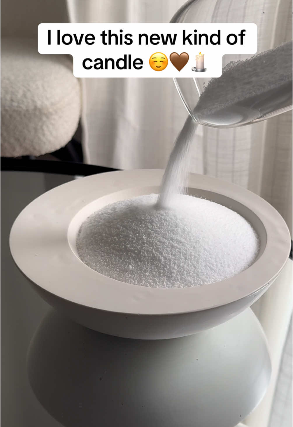 The candle everyone wants 🕯️ a Sand Candle ☁️ #sandcandle #candles #homedecor #candlemaking #pephome #mrpricehome 