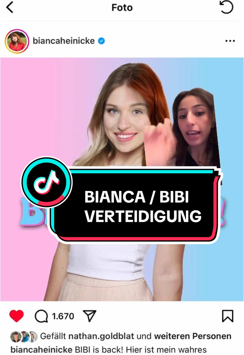 Ich kann Bibis struggle verstehen und glaube, dass viele denken, dass Weiterentwicklung bedeutet, dass man so krasse Veränderungen machen muss. Aber eigentlich ist es nachhaltiger, wenn man alle alten Kapitel mitnimmt in die neuen Phasen, IN MY OPINION :) Was denkt ihr? #bibisbeautypalace #biancaheinicke #julienco #julianclaßen #bibi #verteidigung #statement #imagewandel #meinung 