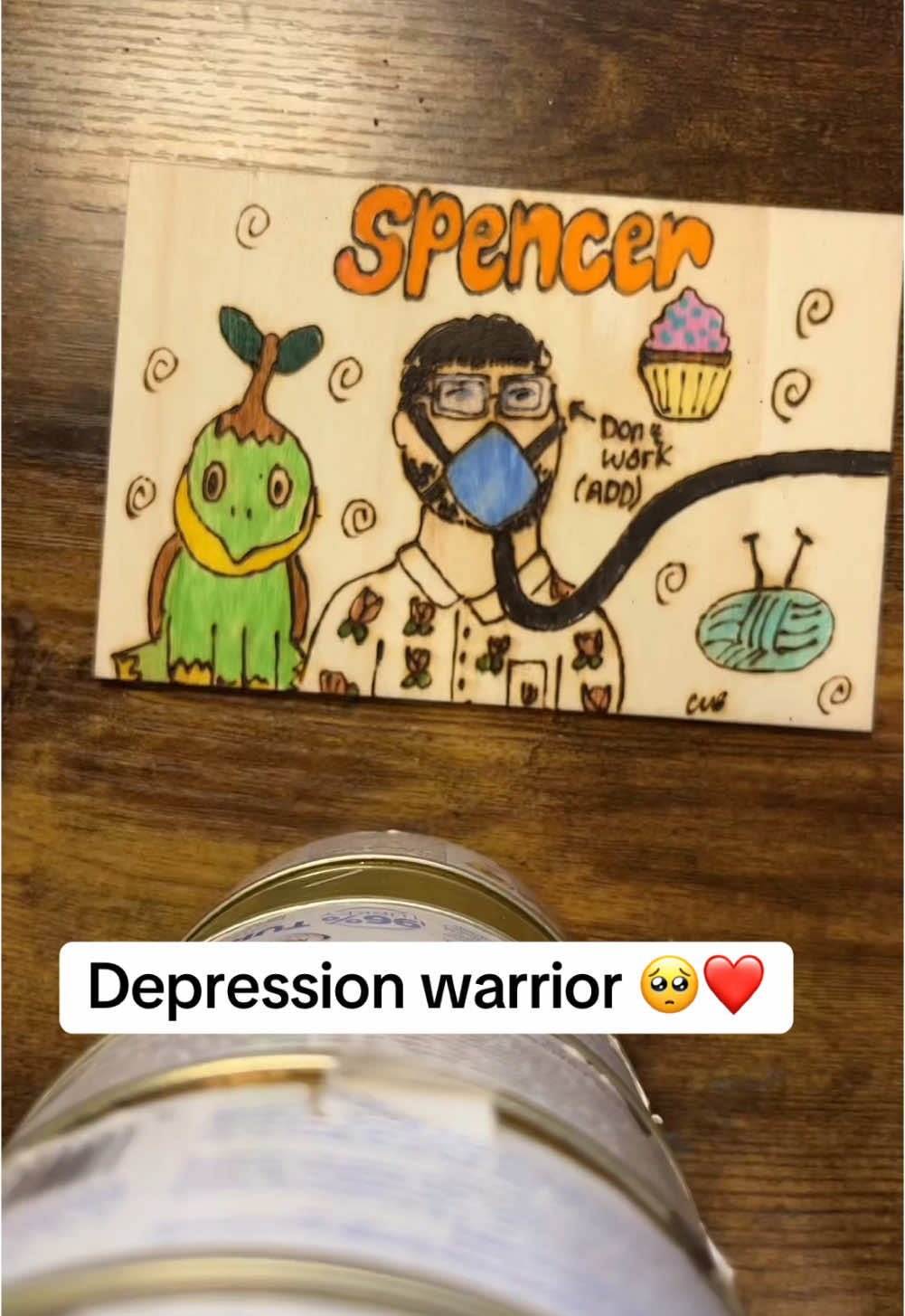 Feel better 💟 #customwoodburning #SmallBusiness #girlboss 