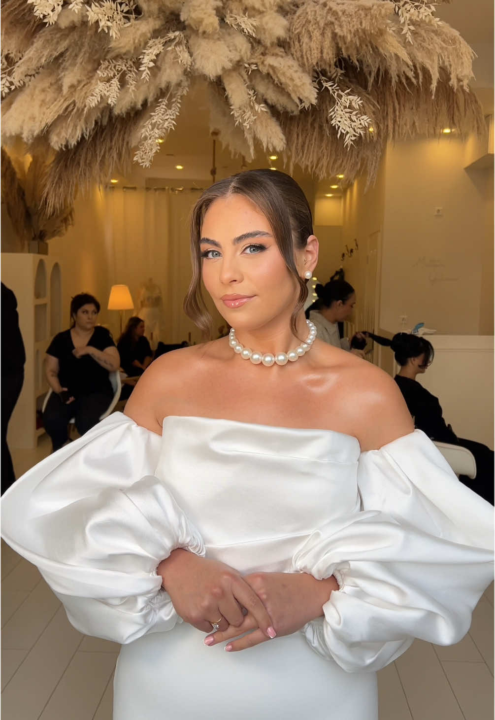 Our gorgeous engagement bride Ecem | We did a minimalistic low updo with a natural bridal soft look 🐚 She looked so classy and beautiful! | Thank you for choosing us gorgeous #Gorgeous #NOFILTER #Beauty#TheWedding #GLAM #TheStylingStudio #Bridal #Inspo #weddinginspiration #CivilWedding #BridalLook #BridalGlam #f #fyp #fy #kesfet #kesfetteyiz 