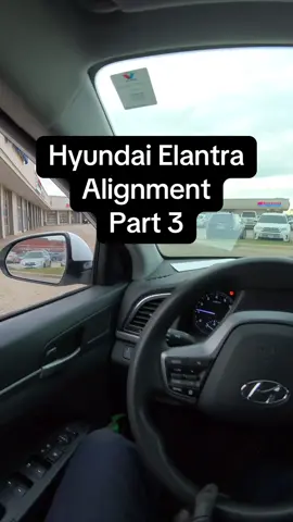 Putting This Elantra On The Straightener After Repairs 🔧🛞 #elantra #hyundai #alignment #tow #tierod #mechanic #bluecollar #auto #fyp 