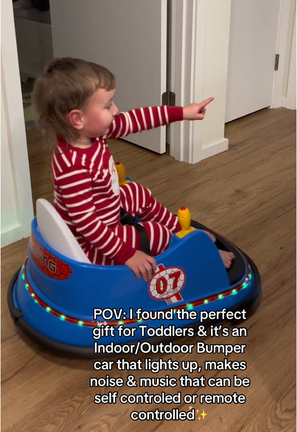 There so many different ones & colors! Yes he was throwing a fit 😂 #costway #fyp #viral #trending #toddlers #toddlersoftiktok #parentsoftiktok #dadsoftiktok #MomsofTikTok #blowthisup #christmas #christmasfinds #tiktokshopfinds #giftsfortoddlers #bumpercar 