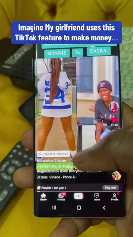 I didn’t know that My girlfriend uses this TikTok feature to make money… #makemoneyfromhome #workfromhomejobs #jobsearch #tiktokmakemoney #onlinejobsworkfromhome #workfromhomelife #workfromhomelife #foryoupage❤️❤️ 