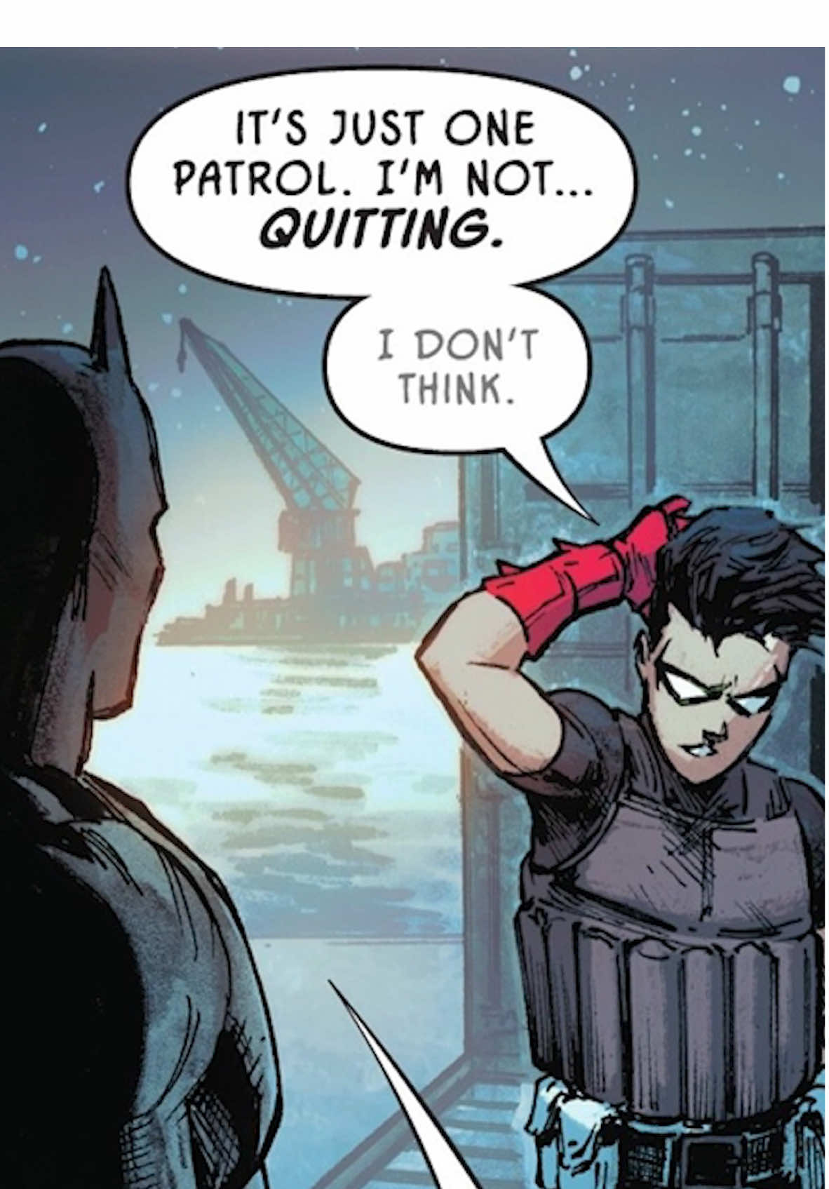 #DamianWayne tells #Batman he quits as #robin! #dccomics #dcuniverse #fypシ #fyp 