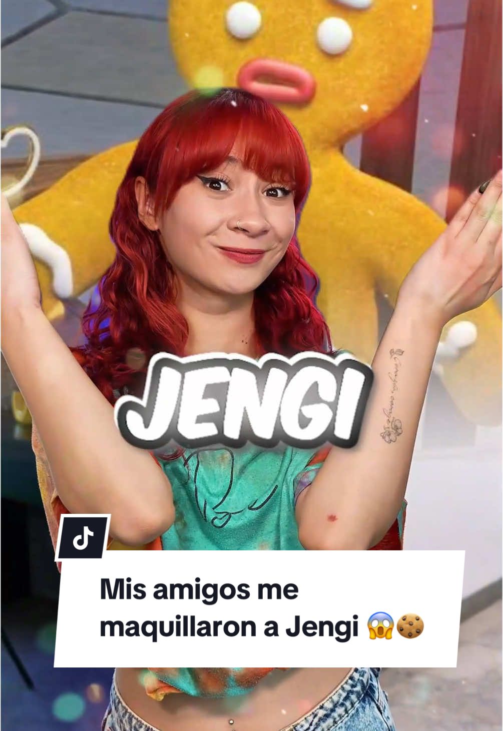 Mis amigos me maquillan a JENGI de SHRECK en mi CARA 😱🎄🍪Insta: ivanova_bm | @Universo C 🪐 #fyp #ivanova_bm #viral