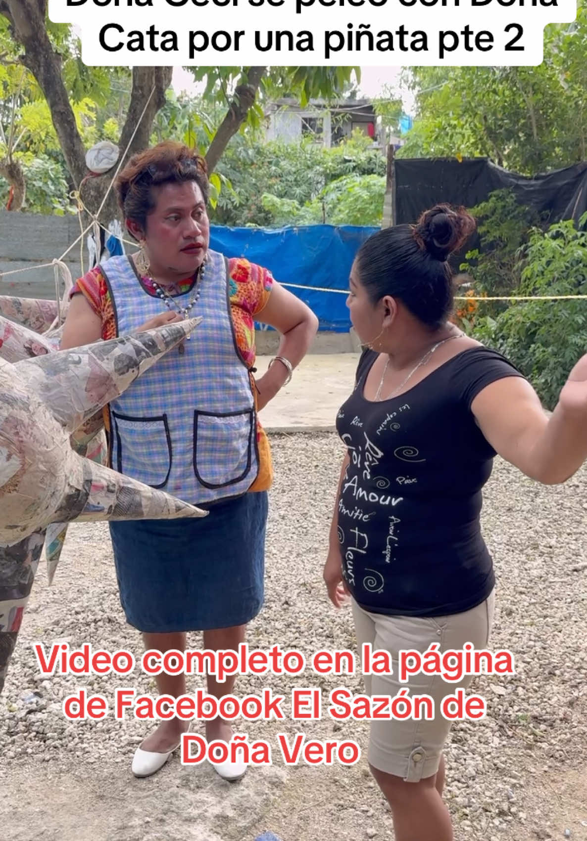 Las mujeres se pelearon por una simple piñata 