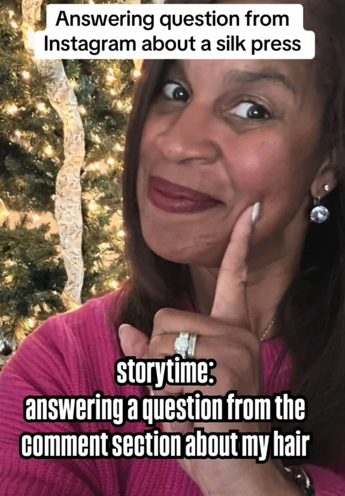 Storytime: Answering a question about my hair from the comment section Thank you @_.theoriginalbrie for the great question on Instagram  😁   #hair #silkpress #curls #natural #healthyhair 