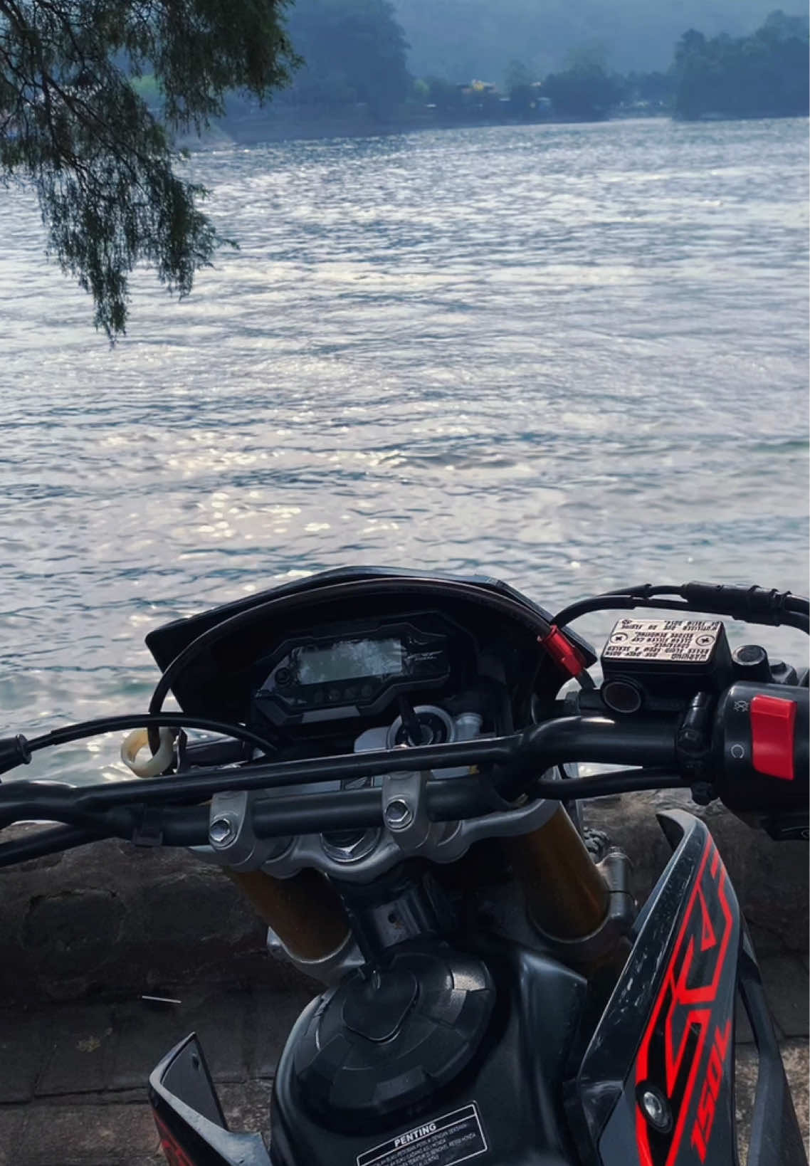 😍 #sarangan #fyp #supermoto #crf #holiday #tawangmangu 