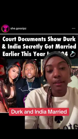 #greenscreen lil durk finally marries india #lildurk #rapmusic #raptok #indiaroyale #durkio #durk #durkandindia #fyp #celebritynews
