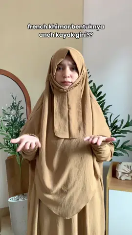 Baru tau loh ada fk kayak gini 😁 otw racunin bestie biar punya juga #frenchkhimar #hijabinstant #belilokal 