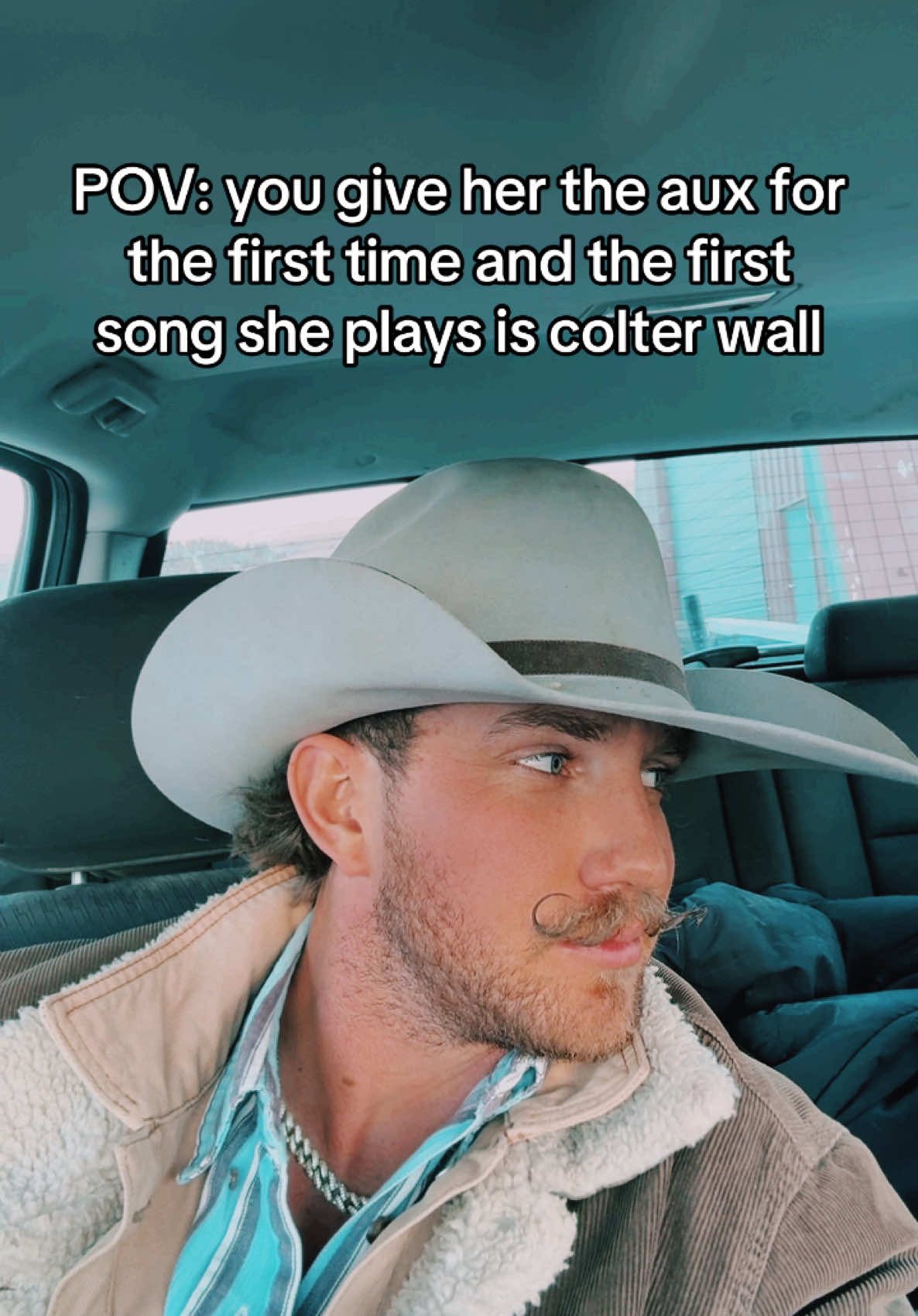 Whats the first song youd play? #colterwall #cowboy #relationshipgoals 