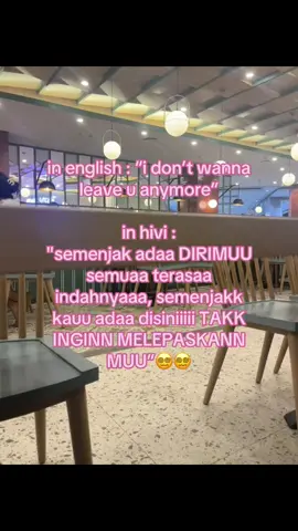 semenjakkk kauu adaa disiniii tak inginn melepaskann muuuuuuuuuuuu #4u #tiktokpelitfyp #viral #lyrics #hivi 