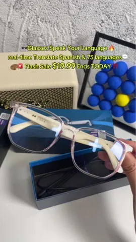 Today's your last chance to grab the HYUNDAI C8 PRO #smartglasses #aitranslate #tiktokmademebuyit real time translation glasses on flash sale. Translate languages on the fly and enjoy call, music, and photo features. Link's here. Don't wait! #smartglasses #aitranslate #tiktokmademebuyit #yoyo 