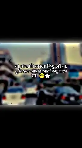 তুমি হলে আমার আর কিছু লাগে না!!🥀