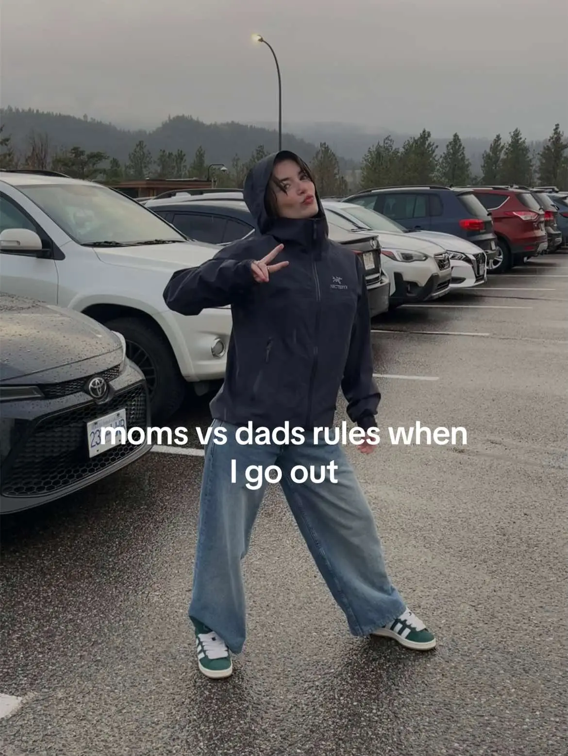 Yes that is him physically blocking the driveway so i cant leave. @Brecken amey 