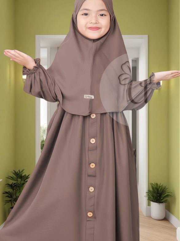Kayra Gamis Muslim  Baju Anak #gamis #bajuanak #bajumuslim #fypviralシ 