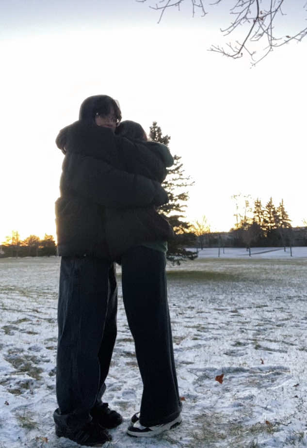 my favorite boy muaraharaeheheheehheheh (we froze our BUTTS off on the walk home i am NOT made for -10 weather)